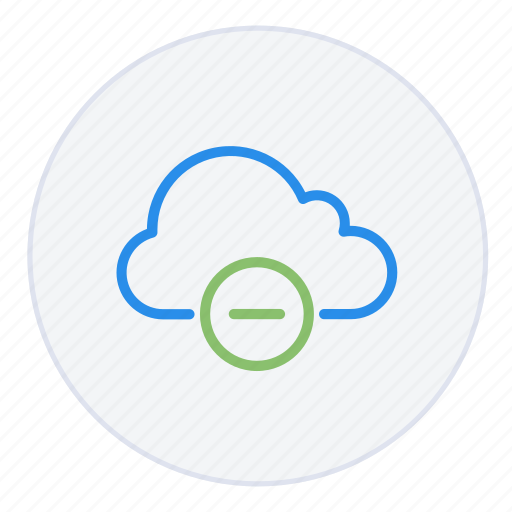 Cloud, delete, disconnect, minus, remove, computing, data icon - Download on Iconfinder