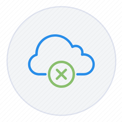 Cloud, cross, delete, disconnect, hosting, remove, computing icon - Download on Iconfinder