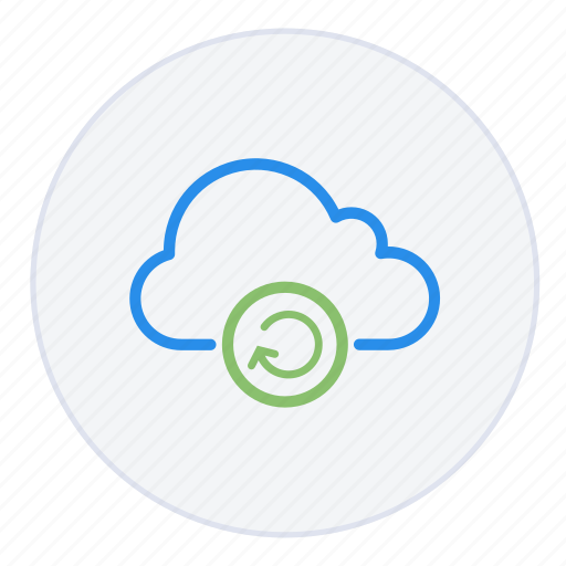 Arrow, cloud, hosting, reboot, refresh, network, storage icon - Download on Iconfinder