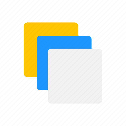 Disk, shape, square, triple icon - Download on Iconfinder
