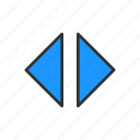 arrow left and right, arrows, navigator, previous and next