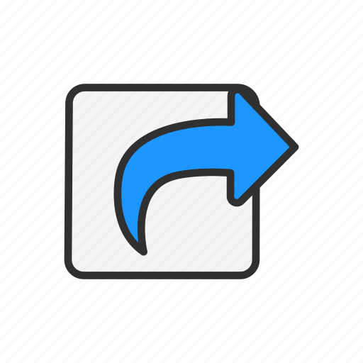 Arrow, arrow right, share, send icon - Download on Iconfinder