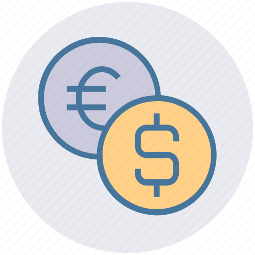 Bank, coin, coins, dollar, euro, finance, money icon - Download on Iconfinder