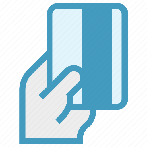 Atm card, bank card, card, credit card, debit card, hand, payment icon - Download on Iconfinder