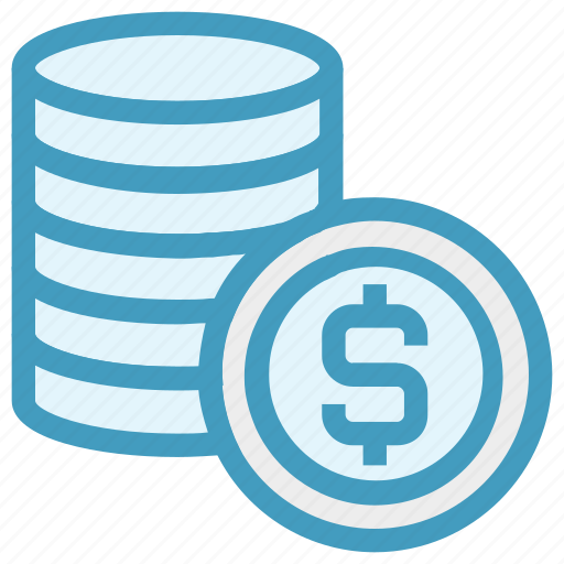 Cash, coins, currency, dollar, dollar coins, money, payment icon - Download on Iconfinder