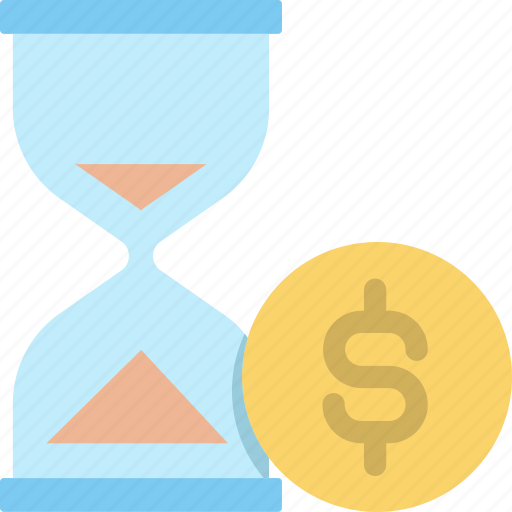 Business, coin, finance, hourglass, investment, money, time icon - Download on Iconfinder