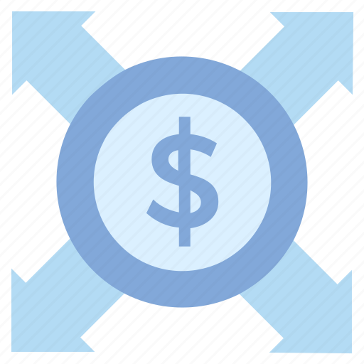 Affiliate, arrows, currency, dollar, expand, financial, marketing icon - Download on Iconfinder