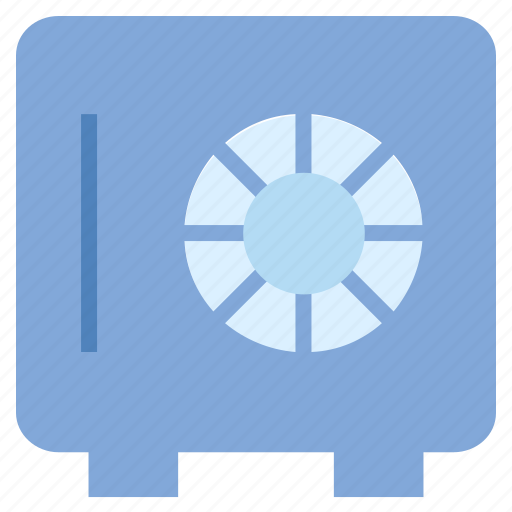 Bank, deposit, lock, money, safe, strong box icon - Download on Iconfinder