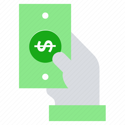 Cash payment, dollar, hand, income, money, salary icon - Download on Iconfinder