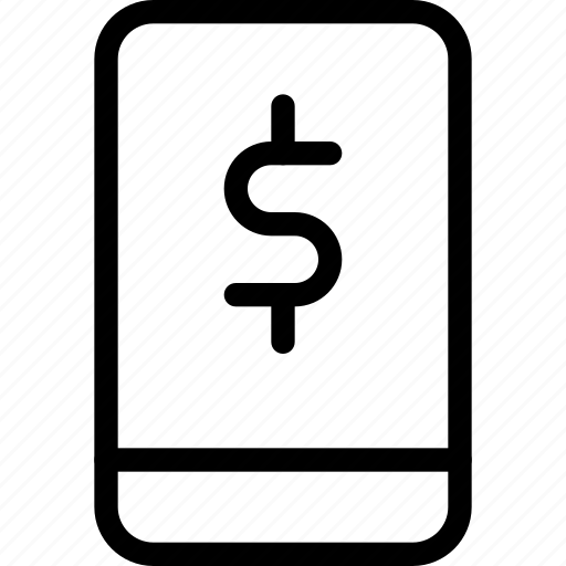 Smartphone, dollar, money, mobile icon - Download on Iconfinder