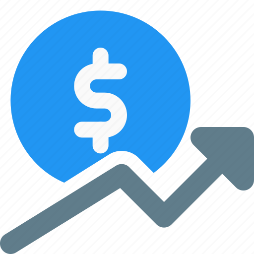 Dollar, growth, money, currency icon - Download on Iconfinder