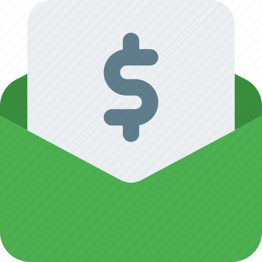 Dollar, mail, money, finance icon - Download on Iconfinder