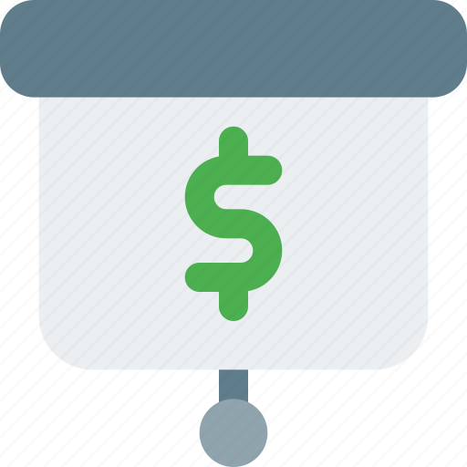 Dollar, presentation, money icon - Download on Iconfinder