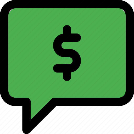 Dollar, chat, money, finance icon - Download on Iconfinder