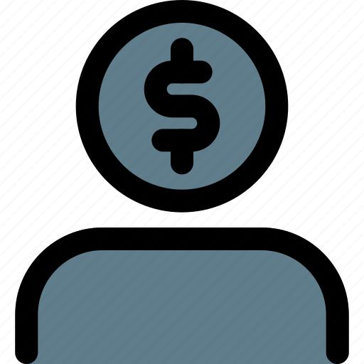 Dollar, user, money, avatar icon - Download on Iconfinder