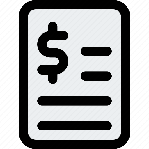 Invoice, money, receipt icon - Download on Iconfinder