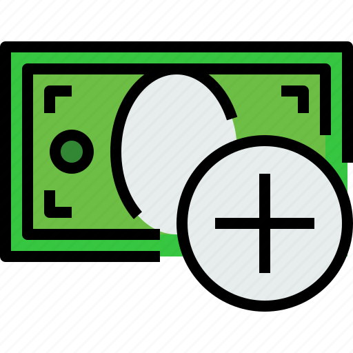 Add, bank, banking, bill, cash, currency, money icon - Download on Iconfinder