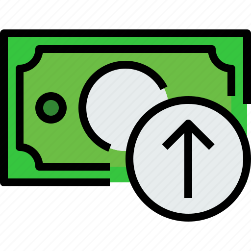 Arrow, bank, banking, bill, cash, currency, money icon - Download on Iconfinder