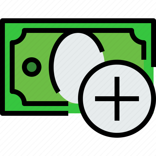Add, bank, banking, bill, cash, currency, money icon - Download on Iconfinder