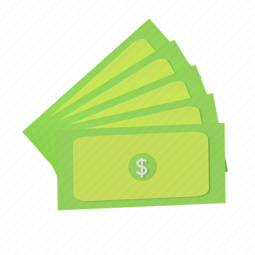 Stacked, banknotes, stacked banknotes, money, finance, cash, payment 3D illustration - Download on Iconfinder