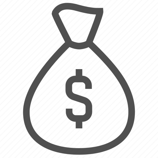 Bag, cash, dollar, money, pouch, savings, wealth icon - Download on Iconfinder