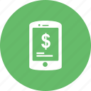 cell phone, coins, currency, mobile, money, smart phone 