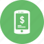 cell phone, coins, currency, mobile, money, smart phone 