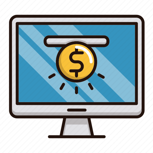 Funding, monitor, online, platform icon - Download on Iconfinder