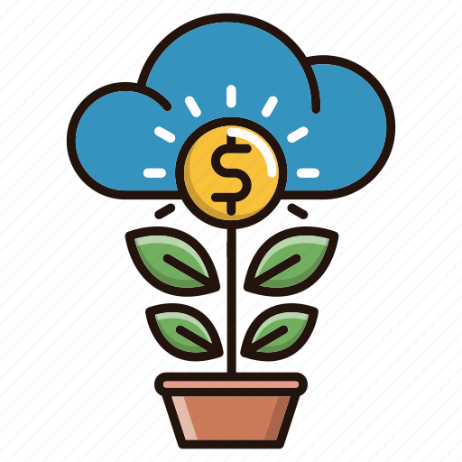 Growth, increase, investments, money, plant icon - Download on Iconfinder