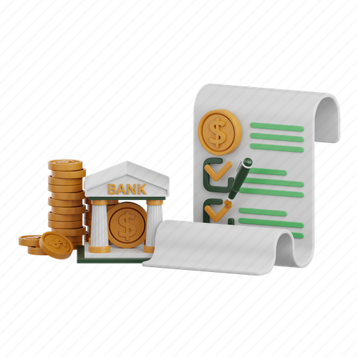 Bank, statement, finance, bill, invoice, banking, investment icon - Download on Iconfinder