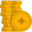 coin, stack, finance, money, business, gold, bank 