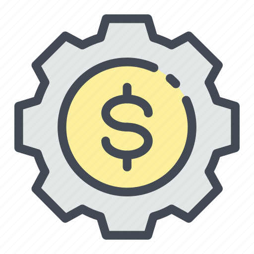 Change, coin, dollar, gear, money, options icon - Download on Iconfinder