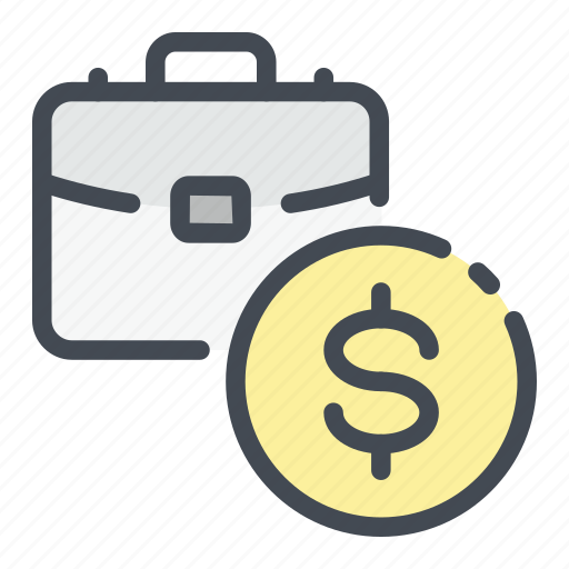 Business, case, coin, dollar, money, suitcase icon - Download on Iconfinder