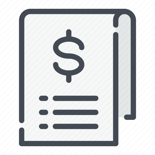 Bill, dollar, invoice, money, pay, payment icon - Download on Iconfinder