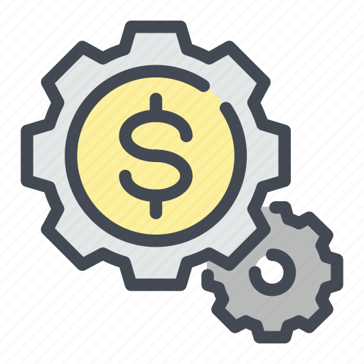 Change, coin, dollar, gear, money, settings icon - Download on Iconfinder
