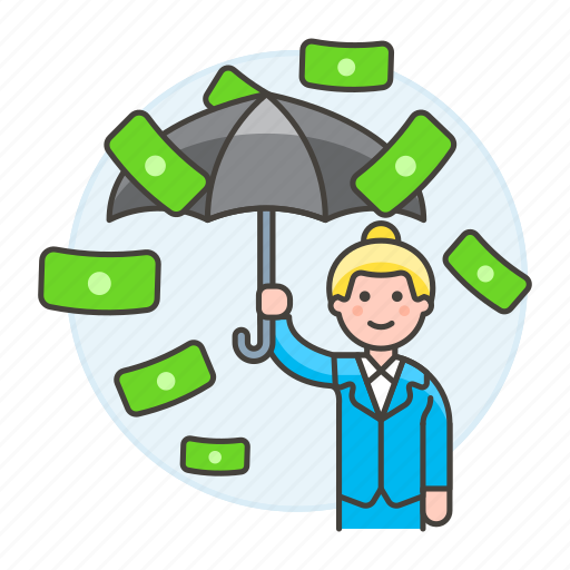 Business, cash, dollar, female, finance, insurance, management icon - Download on Iconfinder