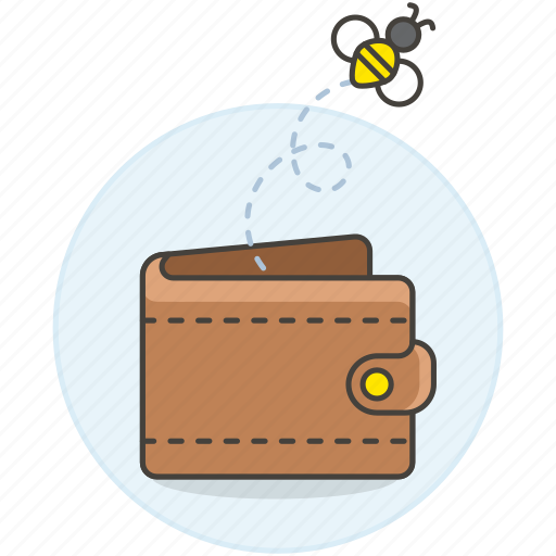 Bee, broken, cash, empty, finance, money, moneyless icon - Download on Iconfinder