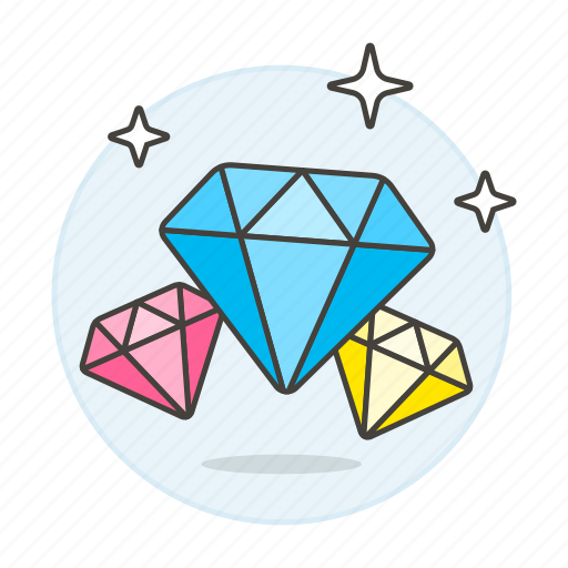 Diamonds, finance, gem, gems, money, shine, wealth icon - Download on Iconfinder