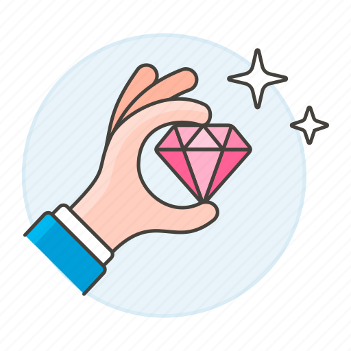 Diamond, diamonds, finance, hand, money, shine, show icon - Download on Iconfinder