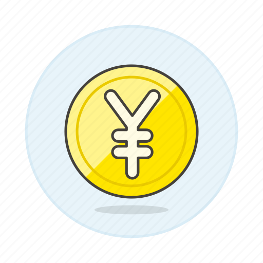 Coin, currencies, finance, money, yen, yuan icon - Download on Iconfinder