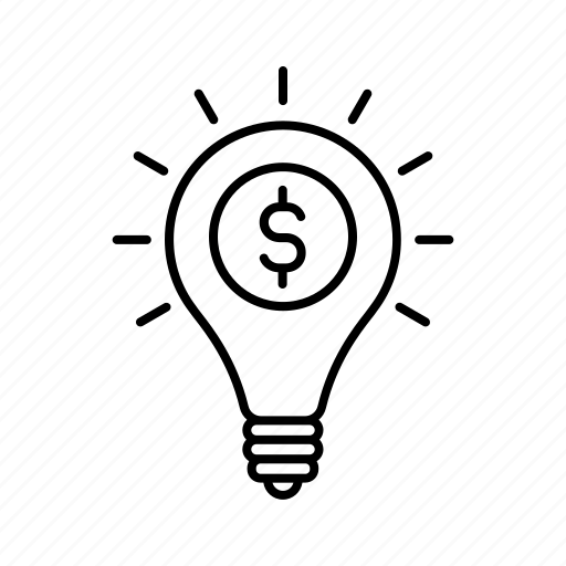 Bulb, idea, investment, money icon - Download on Iconfinder