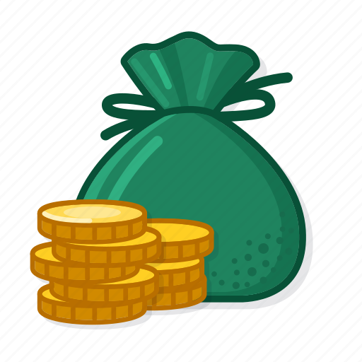 Bag, gold, coins, money, cash, wallet icon - Download on Iconfinder