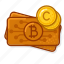 btc, back, coin, money, crypto, banknote 