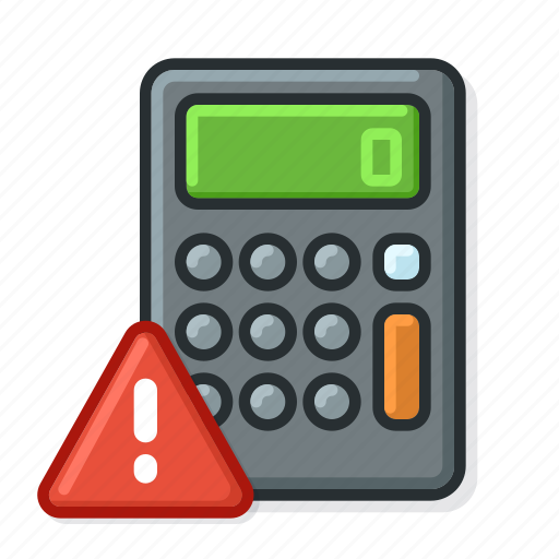 Calculator, error, check, bill, count icon - Download on Iconfinder