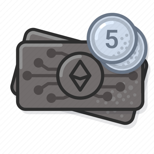 Eth, back, coin, five, money, crypto, banknote icon - Download on Iconfinder