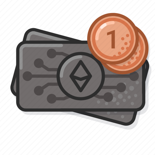 Eth, back, coin, one, money, crypto, banknote icon - Download on Iconfinder