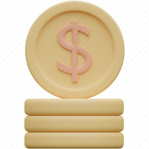 Money, finance, cash, income 3D illustration - Download on Iconfinder
