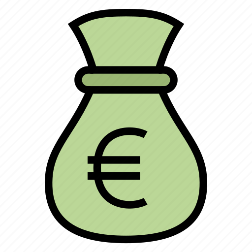 Bag, cash, euro, money icon - Download on Iconfinder