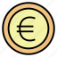 coin, currency, euro, money 