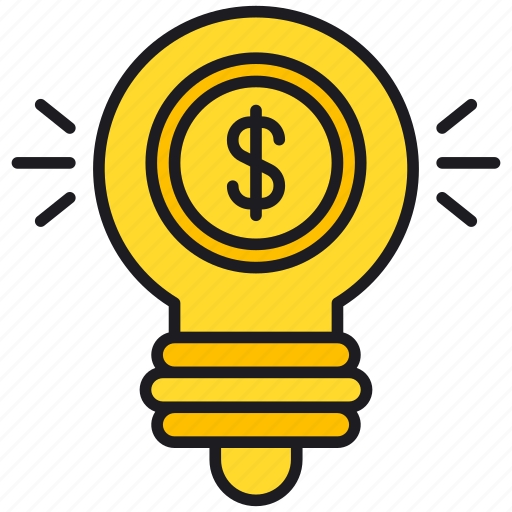 Idea, lamp, money icon - Download on Iconfinder